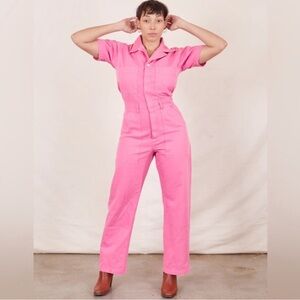 Big Bud Press Pink Short Sleeve Jumpsuit